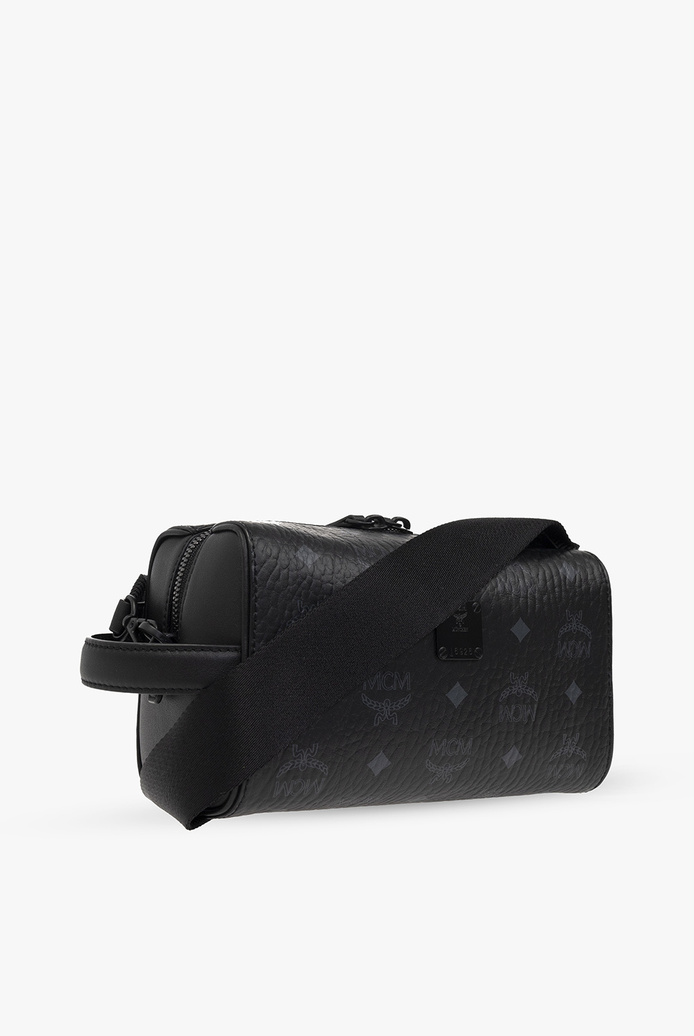 Mcm black shoulder bag best sale